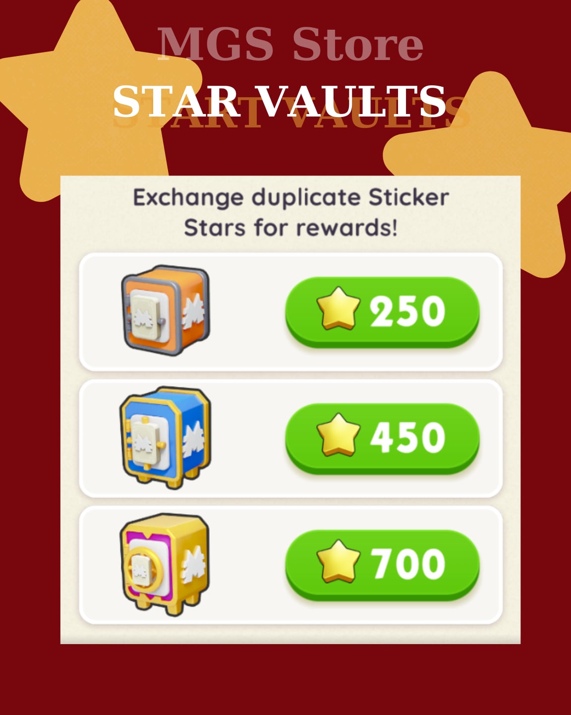 STAR VAULTS