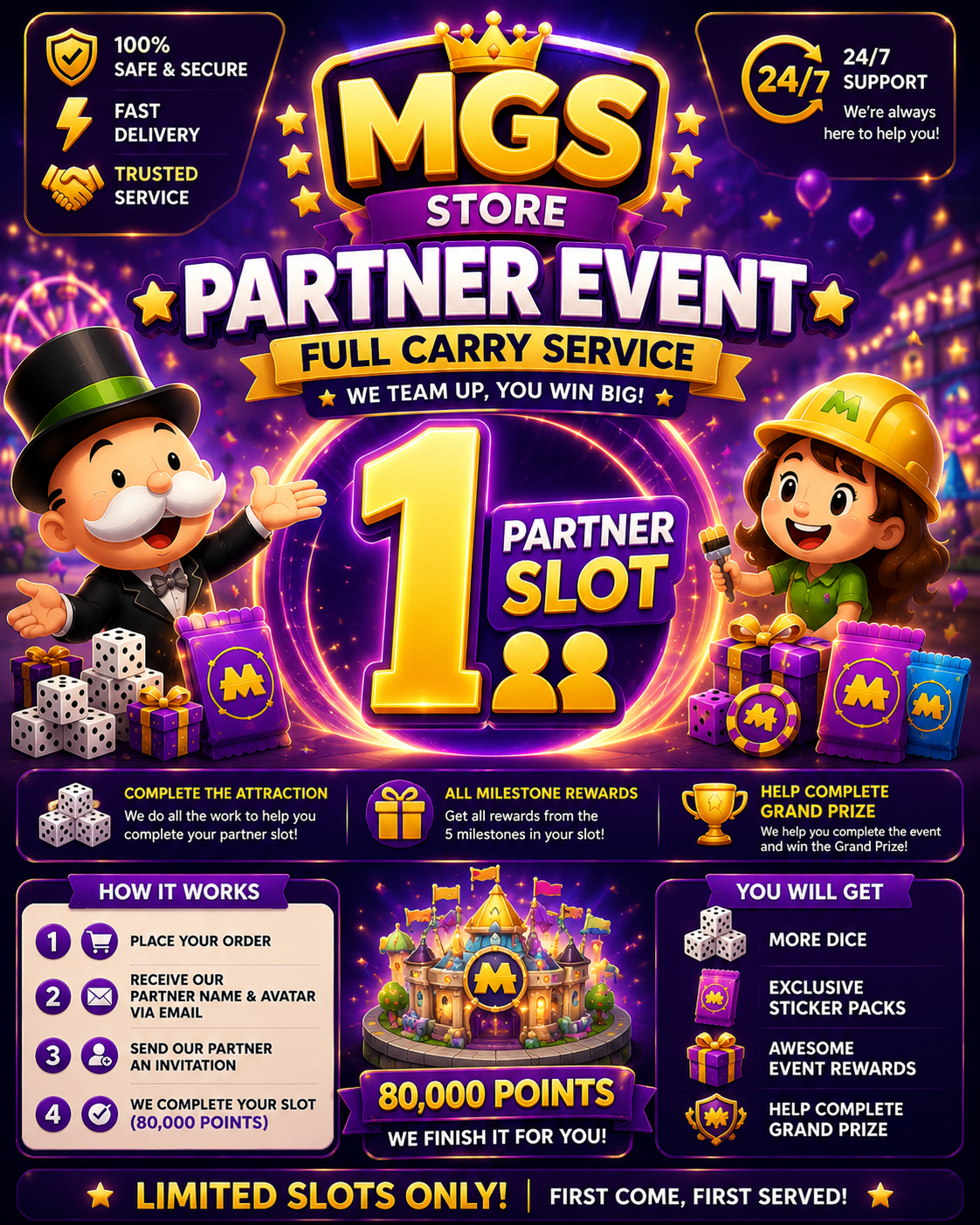 PARTNER EVENT CARRY 1 SLOT