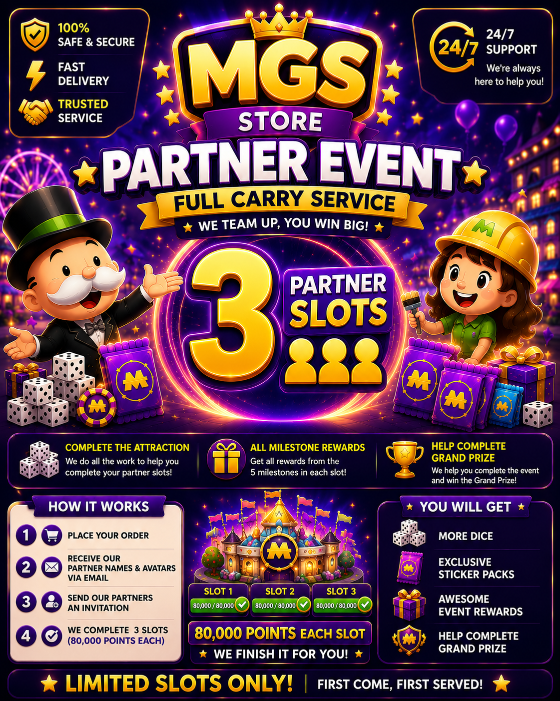 PARTNER EVENT CARRY 3 SLOT
