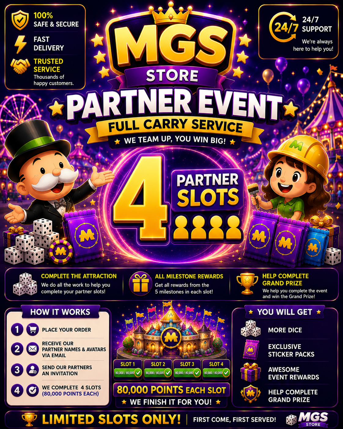 PARTNER EVENT CARRY 4 SLOT
